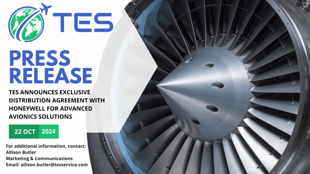 TES Announces Exclusive Distribution Agreement with Honeywell for Advanced Avionics Solutions